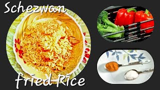 Schezwan Fried Rice  How to make Schezwan Fried Rice at home [upl. by Clary]