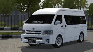 Hiace Travel🔥Mod Bussid Terbaru  Share Livery [upl. by Adamis30]