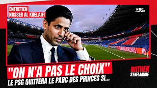 PSG  la réponse cash dalKhelaïfi à la mairie de Paris sur le Parc des Princes [upl. by Yzzo]