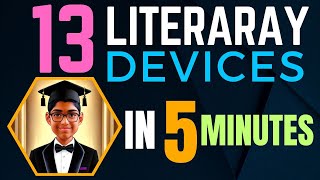 13 Literary Devices in 5 minutes [upl. by Ikkiv]