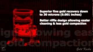 Gold Kacha Mineral Concentrator  How It Works amp Features 2012 [upl. by Cutter]