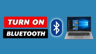 How to turn on bluetooth in your laptop and pc [upl. by Trstram661]