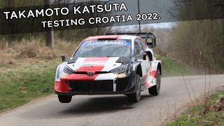 WRC 2022CROATIA TAKAMOTO KATSUTA TEST  TheLepoldMedia [upl. by Gnagflow]