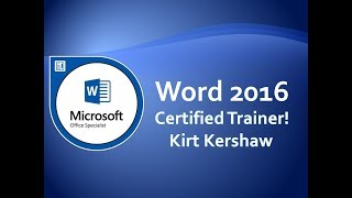 Microsoft Word 2016 Tutorial for Beginners – How to Use Word Part 6 [upl. by Kurys]