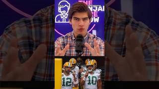 Jordan Love  Aaron Rodgers 👀 JordanLove Packers AaronRodgers NFL bencureshow [upl. by Ryle]