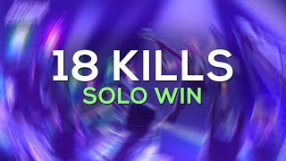 ☄️Logitech g305 1600x1080 res 18 KILLS SOLO WIN Fortnite☄️ [upl. by Rinum]