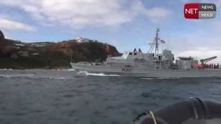 SA Navy Entering Knysna 2014 [upl. by Tala]