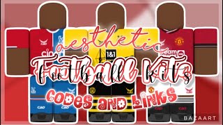 Football Kit Outfit Codes and Links  Roblox Bloxburg Berry Avenue Brookhaven [upl. by Haynor]