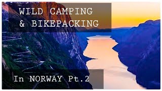 BIKEPACKING amp WILD CAMPING In NORWAY Pt2  Finding Locations and other Budget Options [upl. by Greenebaum844]