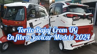 MOTOTAXI TORITO BAJAJ EN FIBRA JAVICAR MODELO GTS R 2024 en la tienda MOTOS CRV [upl. by Gael]