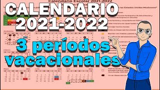 🔥 Calendario escolar 20212022 de 200 DÍAS [upl. by Euqenimod]