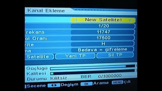 2020 Kanal Ayarlama Türksat SİNYAL YOK [upl. by Iris]