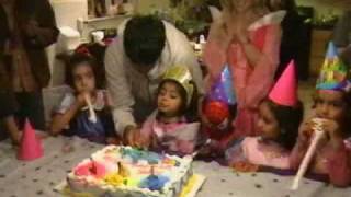 Anishas 5th Birthday Party  Cake Cutting [upl. by Nakasuji]