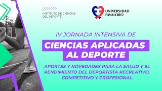 IV Jornada Intensiva de quotCiencias Aplicadas al Deportequot [upl. by Grand]