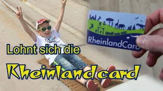 Lohnt sich die Rheinlandcard  Wir haben es getestet [upl. by Adien]