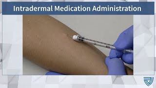 NETEC Intradermal Medication Administration [upl. by Mercie]