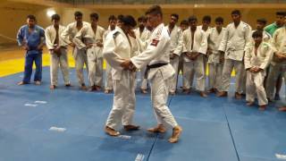 Judo throw at LtMehtab Singh Judo academy Rohtak Haryana by 4 time world champion [upl. by Heman]