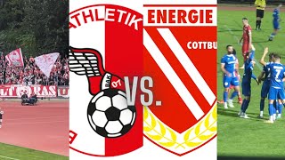 Berliner Ak vs Energie Cottbus Stadion VLOG regionalliga energiecottbus fussball [upl. by Airekahs242]