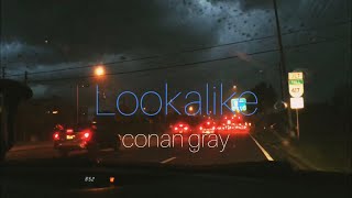 lookalike by conan gray but you’re driving in the rain [upl. by Namialus528]