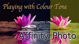 Playing with Colour Tone Affinity Photo Tutorial [upl. by Mauldon]