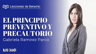 Lecciones de Derecho  Principio de preventivo y precautorio  Gabriela Ramírez [upl. by Tuhn]