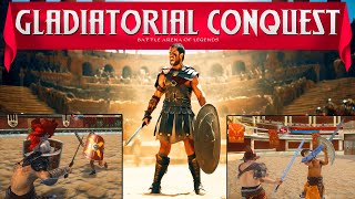 Conquer the Arena Gladiatorial Conquest Battle Arena of Legends Gameplay Nintendo Switch 4K [upl. by Alcine539]