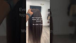 Custom toppers at Plentiful Hair studio hairloss hairtoppers alternativehair ￼ [upl. by Ennayr758]