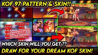 KOF 97 PATTERN AND SKIN PROBABILITY REVEALED  KOF BINGO DRAW 2024  MLBB [upl. by Siulesoj]