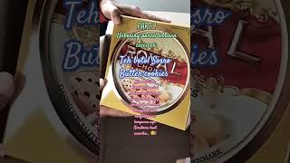 Part 4 unboxing parcel lebaran ada tehbotol sosro buttercookies monde viral short [upl. by Valleau]