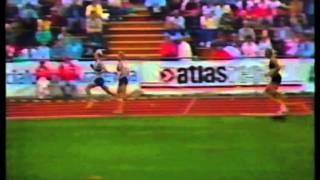 SM I FRIIDROTT 1987 10000M GÄVLE Mats Erixon Mölndals AIK [upl. by Annatnom558]