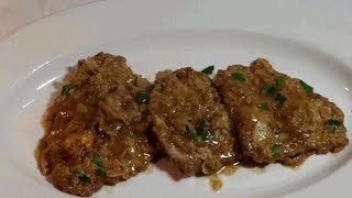 Veal Scaloppine Francese Entree [upl. by Allertse473]