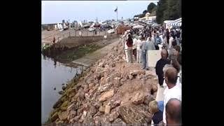 Lifeboat Shout Breakwater Harbour Brixham Circa 1990 [upl. by Aryt]