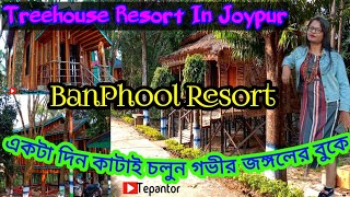 Banphool A Tree House Resort Cheapest Resort Near Kolkata Travel Vlog [upl. by Yrekaz42]