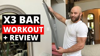 X3 Bar Workout and Review  New Biohack to Build Muscle Fast at Home [upl. by Graubert]