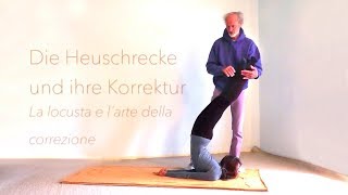 shalabasana Yogastellung Heuschrecke Korrektur  la posizione Yoga della locusta e la correzione [upl. by Yrome]