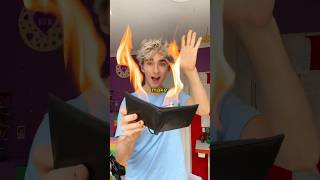 The Worlds BEST Magic Trick😨 fire wallet tutorial [upl. by Griswold]