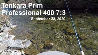 198 Tenkara Prim Professional 400 73 rod review [upl. by Yeldnarb]