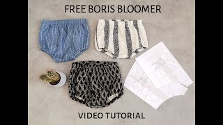 Free Boris bloomer sewing pattern tutorial [upl. by Tenenbaum]