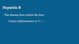 Liver Disease  Hepatitis B [upl. by Notnil]