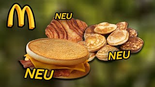 NEUES McDonalds Frühstück  Im Test Pancake Bällchen Big Morning Farmer Franzbrötchen McToast [upl. by Odom]