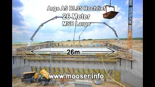 RüMoo Rüttelbohle MSB Large 26m A5 BL05 ARGE Hochtief Alpine Betonflächenfertiger Brücke [upl. by Ardnoed]