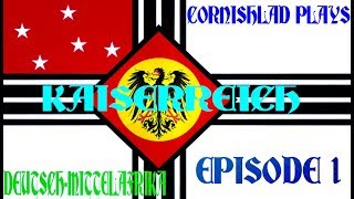 Hearts of Iron 4 Kaiserreich Deutsch Mittelafrika Episode 1 [upl. by Lundquist617]