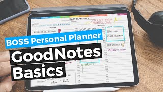 How to use BOSS Personal Planner with GoodNotes iOS [upl. by Rowland]