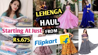 Flipkart New Condition Lehenga haul  Tryon Honest Review  reshmastyle [upl. by Anayaran]