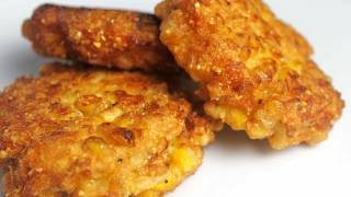 Corn amp Zucchini Fritters [upl. by Gittle996]