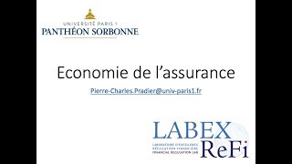 économie de lassurance  cours 1 [upl. by Hauck301]