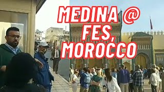 Morocco Travel  Walking tour around Old Medina of Fes [upl. by Marmion340]