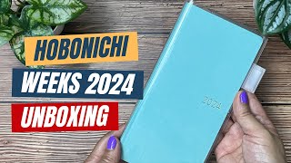 UNBOXING Hobonichi Techo Weeks 2024  English Version  Monday Start [upl. by Erihppas]