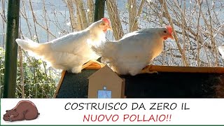 Nuovo pollaio per galline ovaiole fai da te Dalle fondamenta allarrivo delle galline [upl. by Anyela]