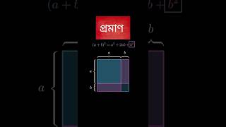 Algebraic formula proof। বীজগণিতের সূত্রের প্রমাণ। MATHHISTMM trending knowledge mathstricks [upl. by Babbette]